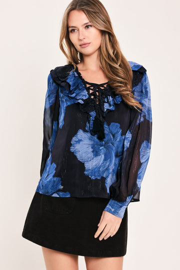 BLACK / BLUE