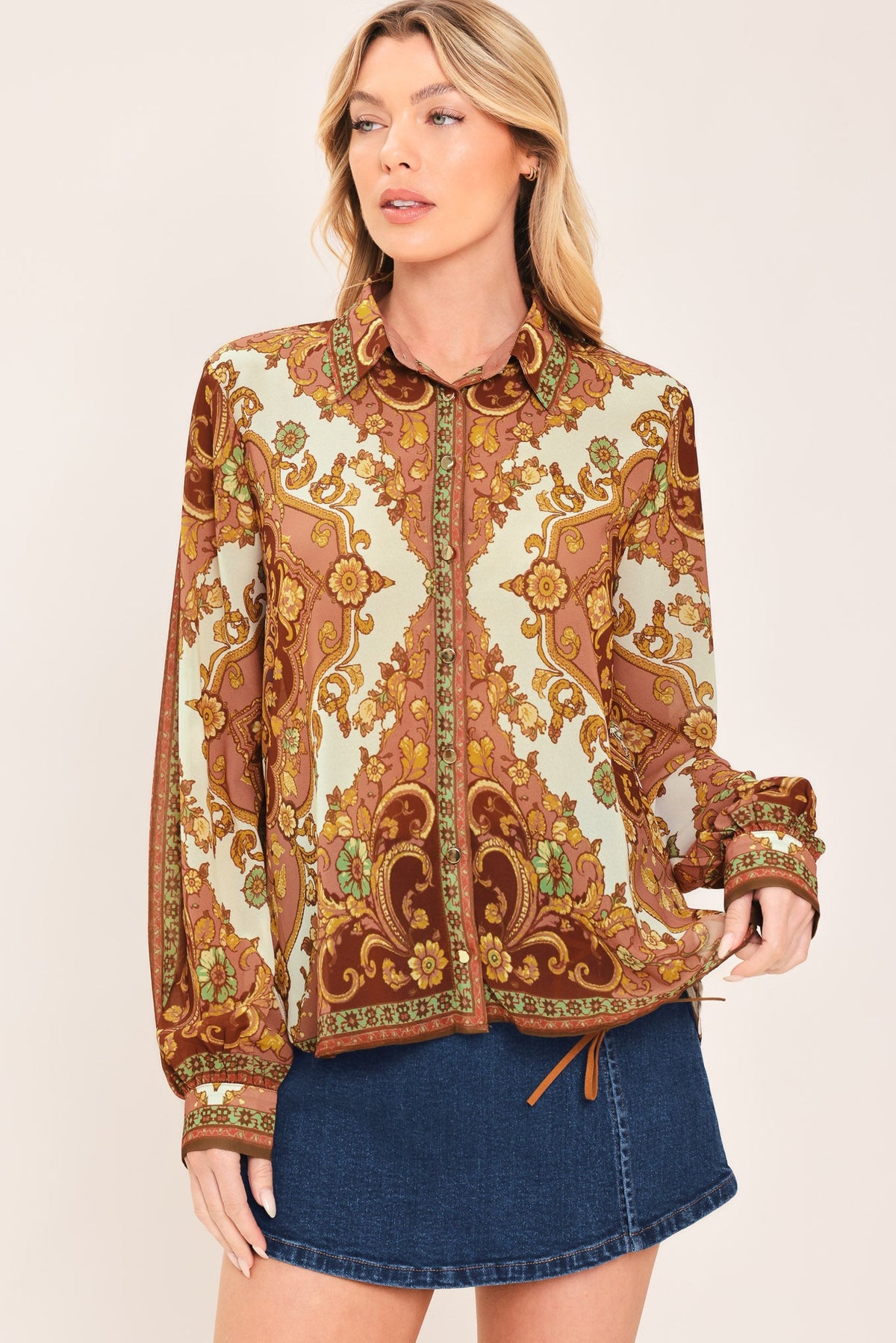 BLUSA TEJIDA PAISLEY PALACE
