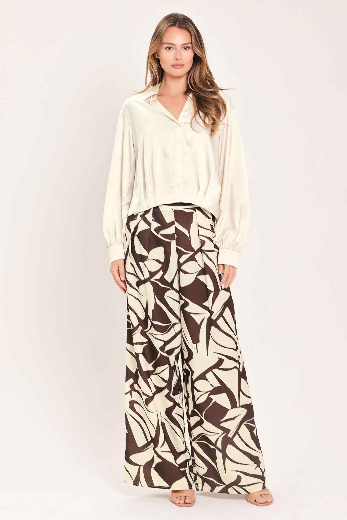 CANDLELIGHT COLLAR GRACE WOVEN TOP