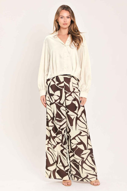 CANDLELIGHT COLLAR GRACE WOVEN TOP