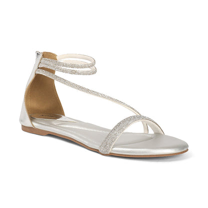Solana- Silver Sandals