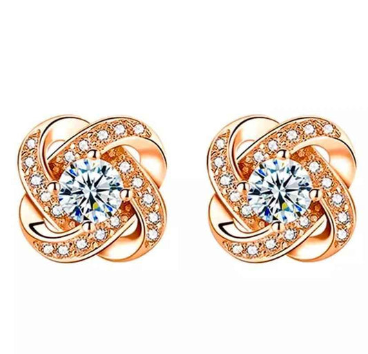 Love Knot Stud Earrings