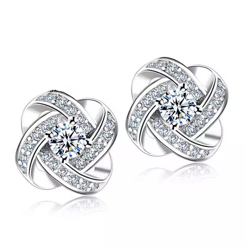 Love Knot Stud Earrings