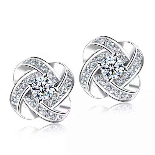 Love Knot Stud Earrings