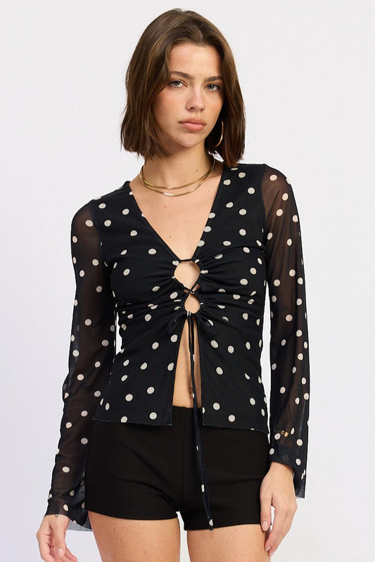Veronica Mesh Top