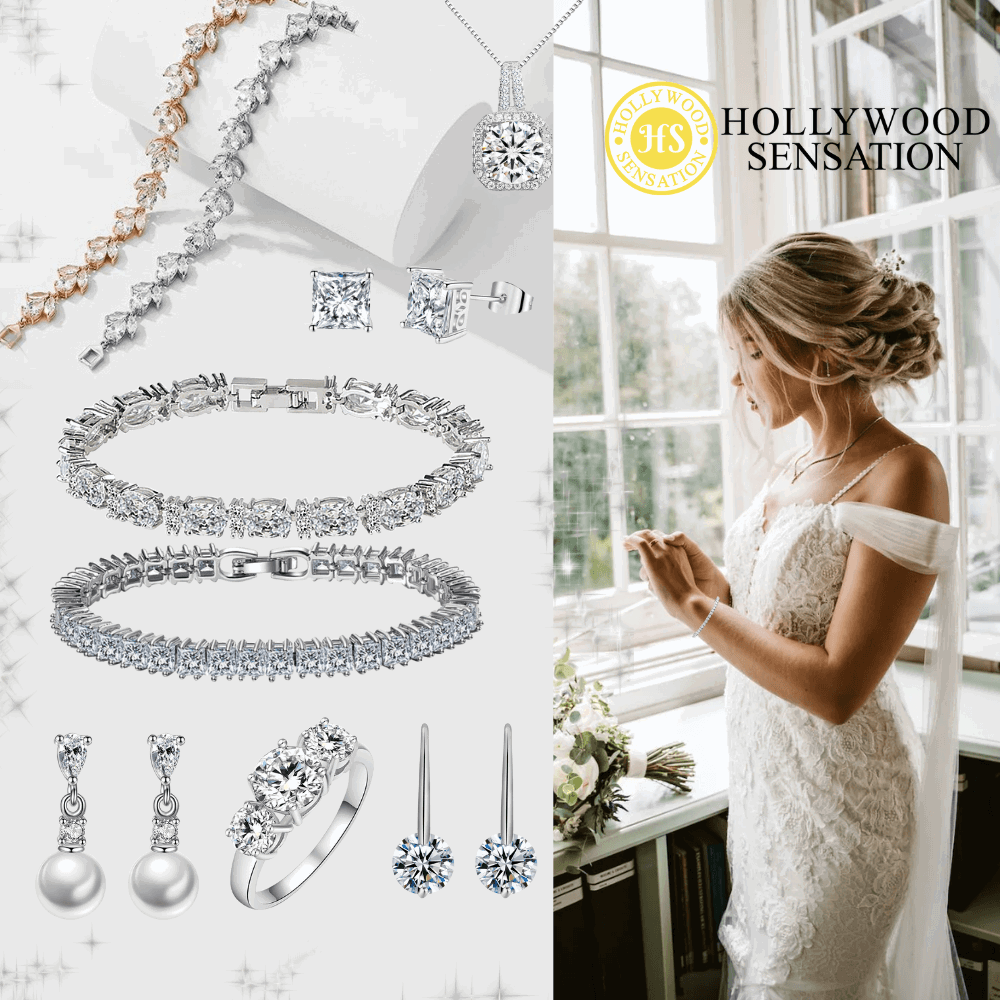 Round Cut Cubic Zirconia Tennis Bracelet with Round Cut Cubic Zirconia