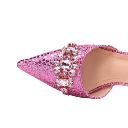 Women's Shoes and Bag Set with Pointed Toe EDN349