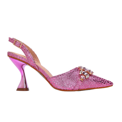 Women's Shoes and Bag Set with Pointed Toe EDN349