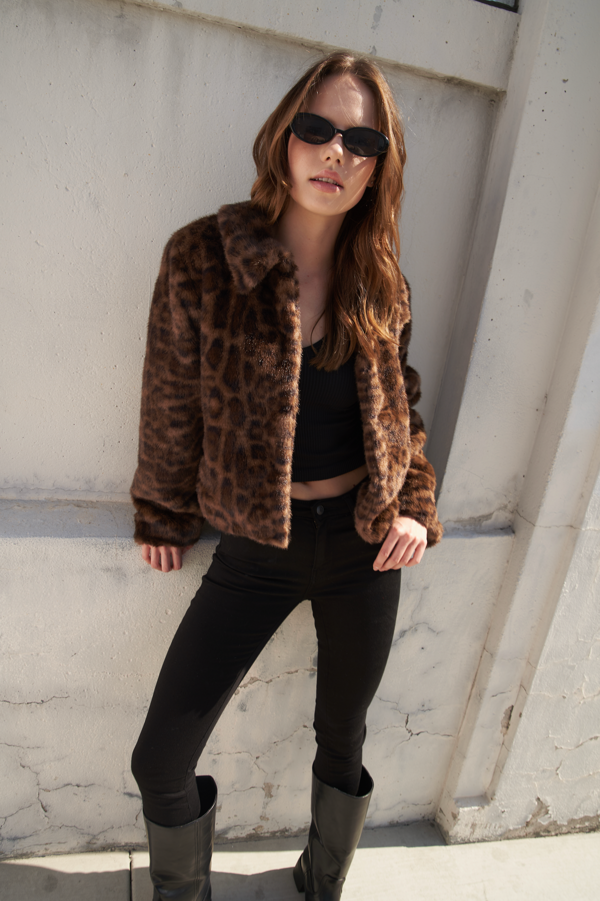 CHAQUETA DE PIEL SINTÉTICA WILD FAME