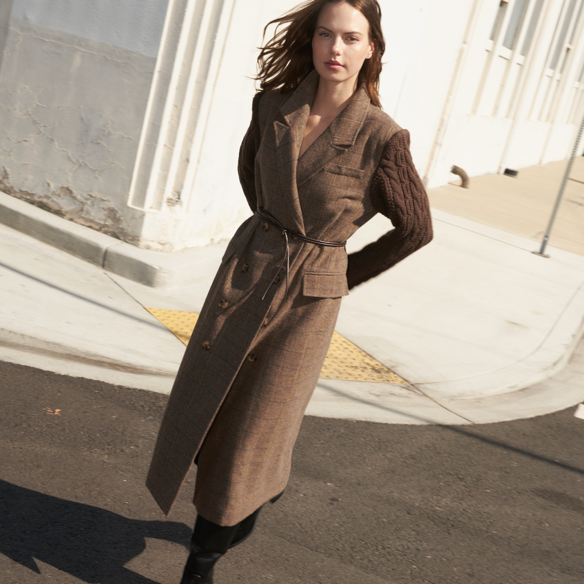 ABRIGO MIDI TEJIDO FIELDLINE HERITAGE