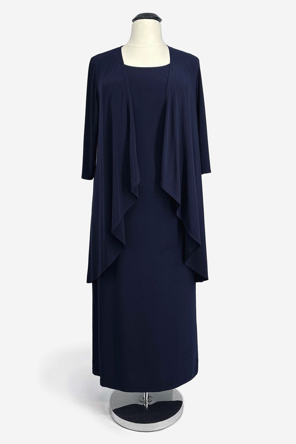 Vestido de noche semiformal de 2 piezas Amoris T9000
