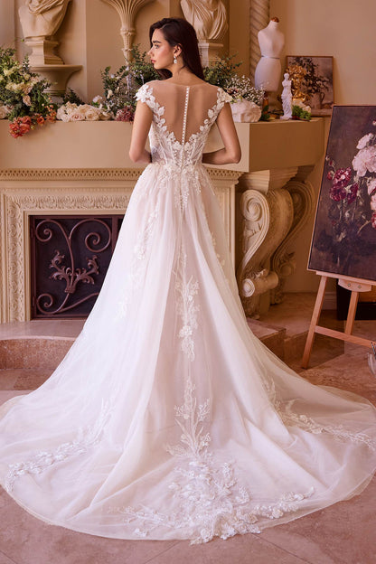 Andrea & Leo WL038 Dress Long Cap Sleeve Bridal Gown