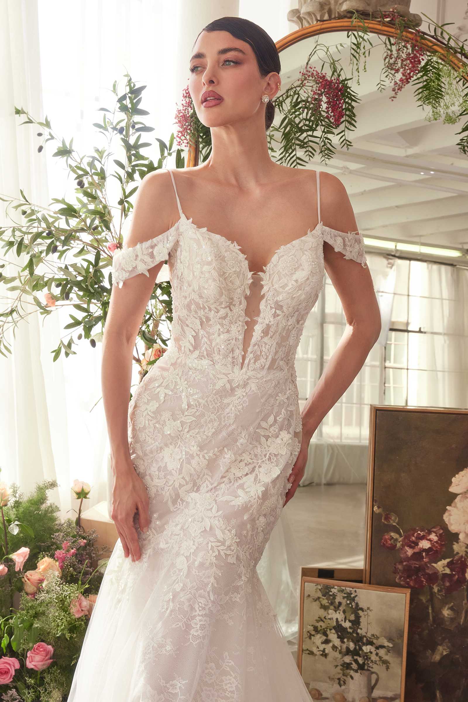 Andrea & Leo WL051 Dress Fitted Lace Wedding Mermaid Gown