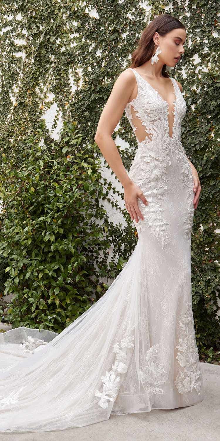 Vestido de novia de encaje Avery Andrea & Leo A1072W