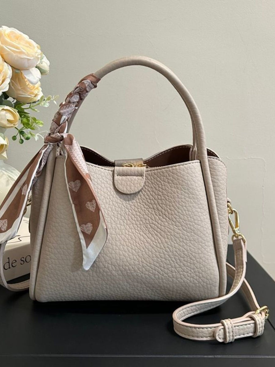 Leather Top Handle Crossbody Bag