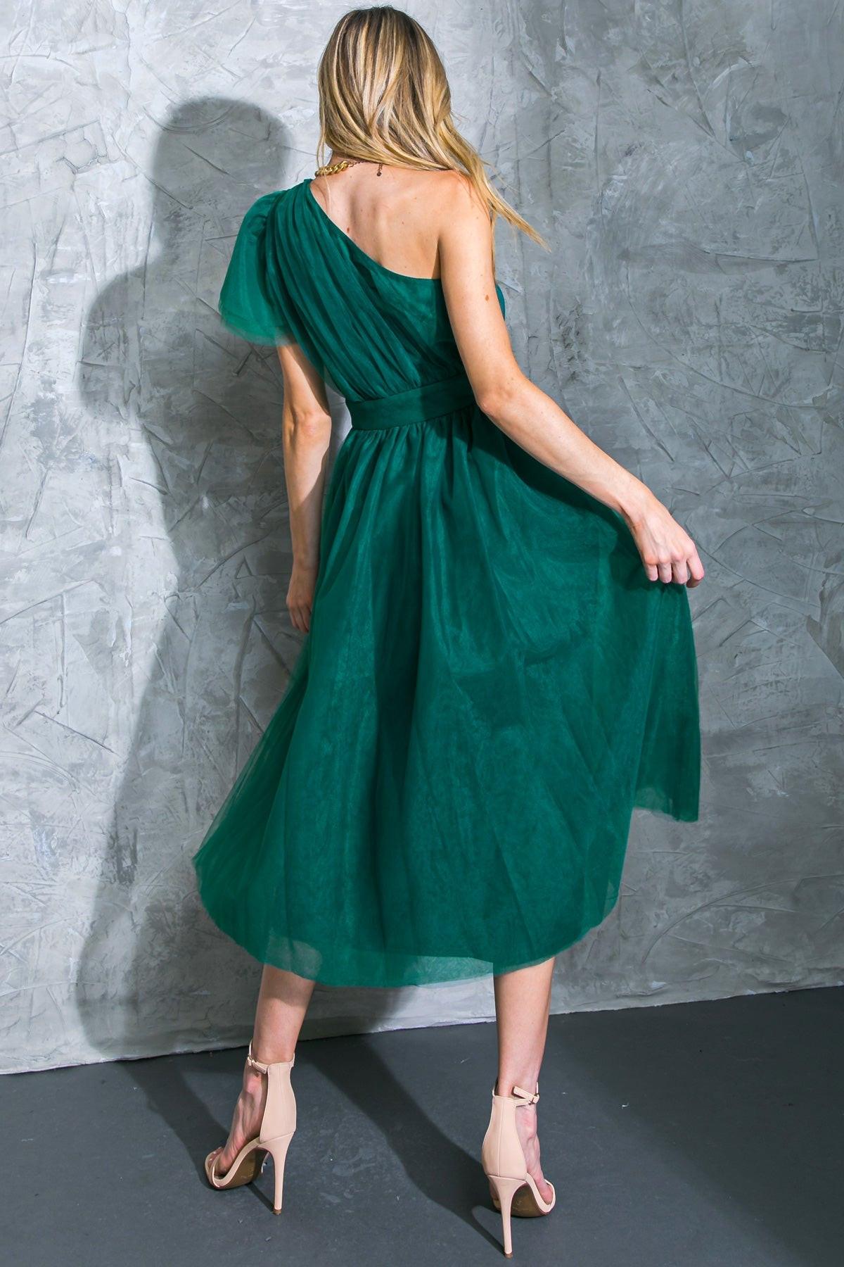VESTIDO MIDI DE TUL CON ENCANTO VIVO