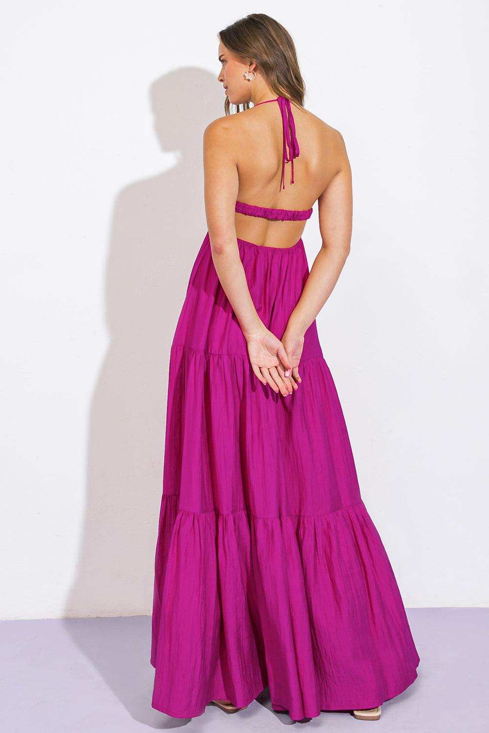 VESTIDO MIDI TEJIDO PARA LA FIESTA DE DESPUÉS