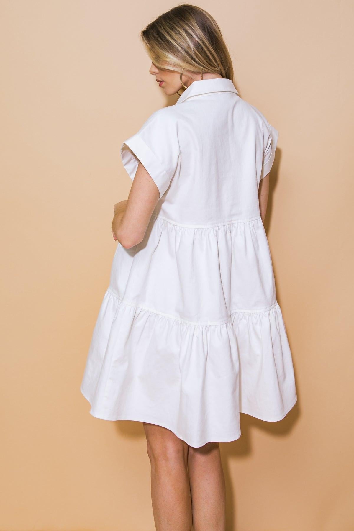 MINIVESTIDO DE SEDA SARGA BELLEZA ATEMPORAL