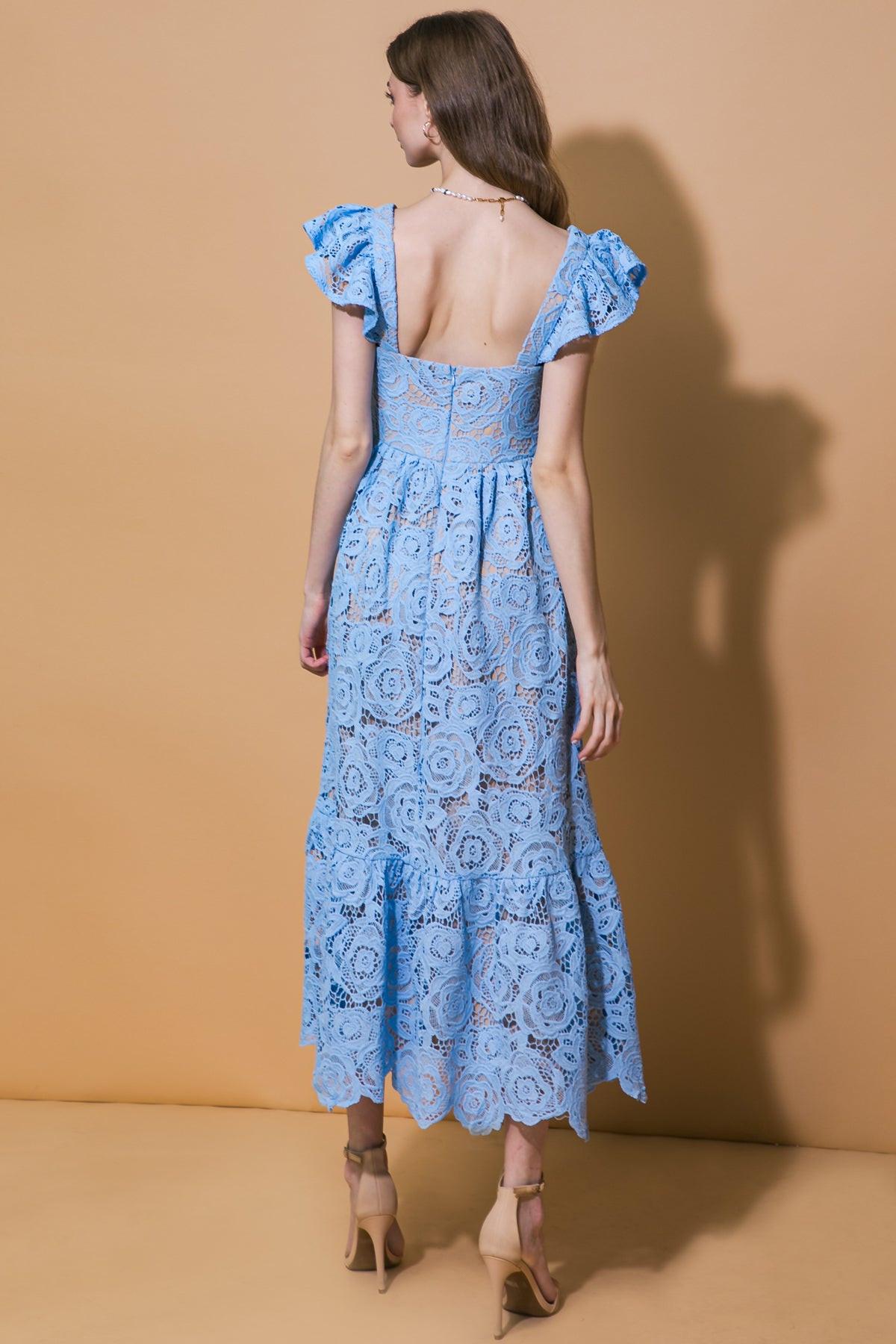VESTIDO MIDI DE ENCAJE TODAVÍA EN CONSIDERACIÓN