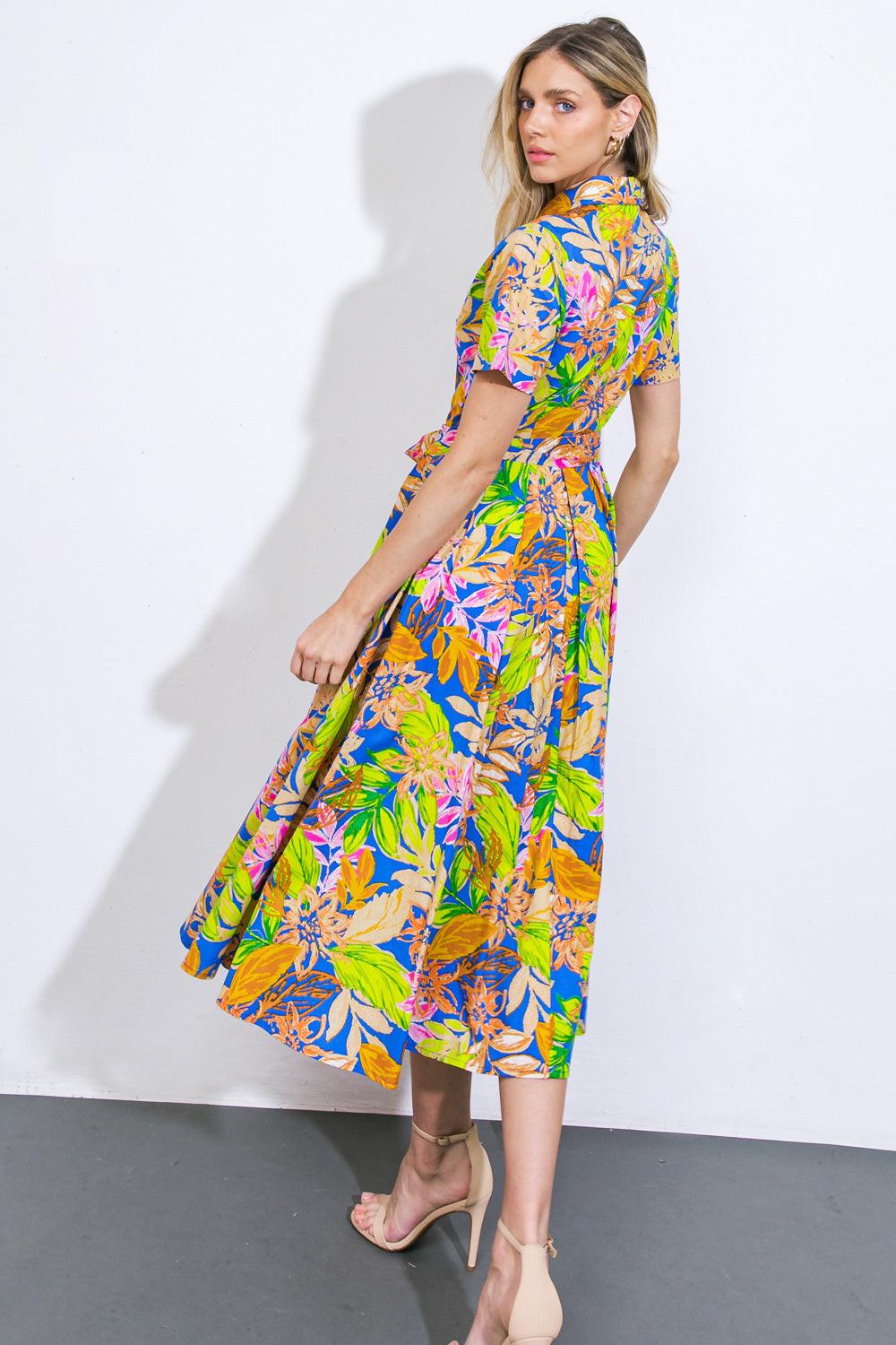 VESTIDO MIDI TEJIDO KEEP BLOOMING