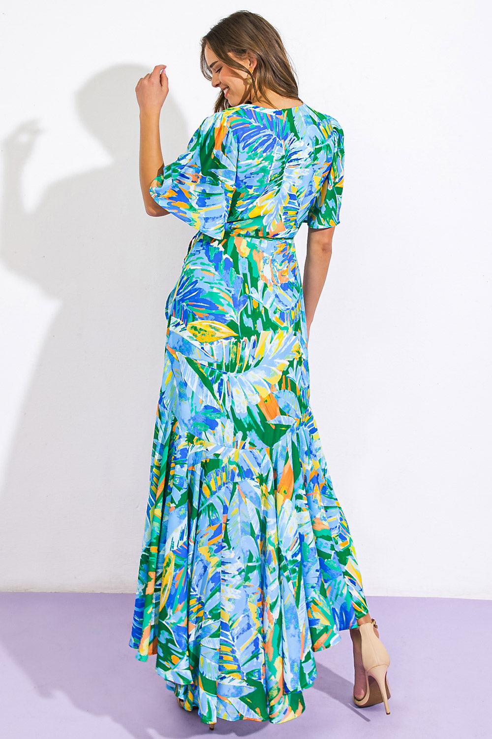 VESTIDO ALTO-BAJO TEJIDO SORPRESA INESPERADA
