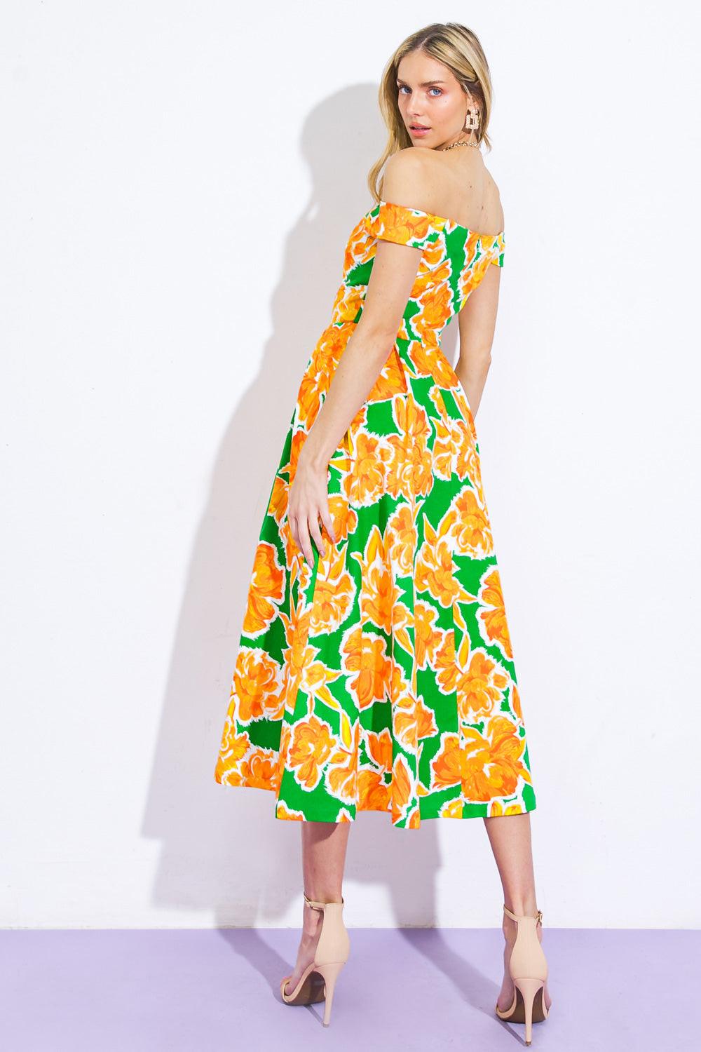 VESTIDO MIDI DE SEDA CRUZADO WHERE I WANT TO BE