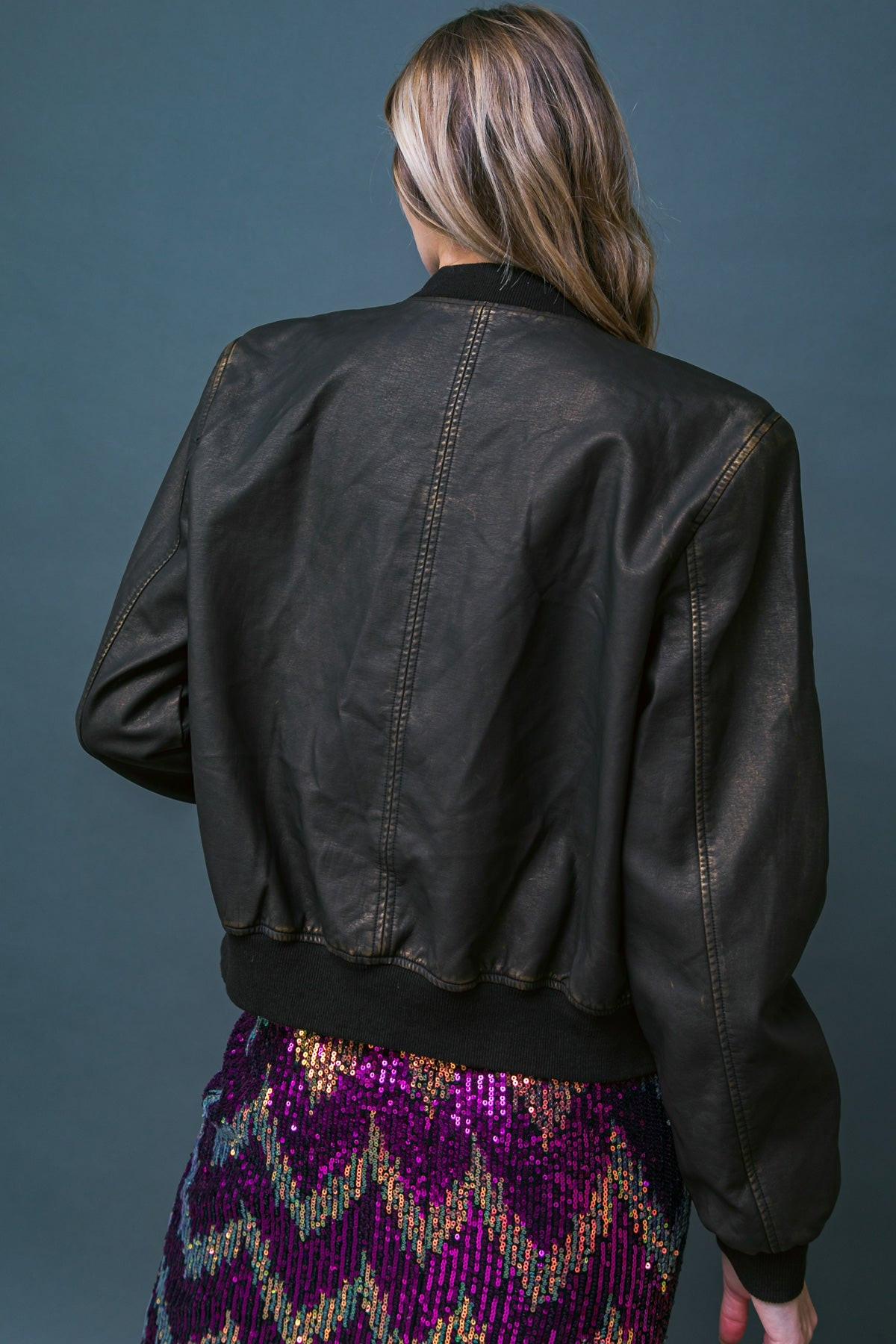 CHAQUETA DE CUERO MI MAYOR ALEGRÍA