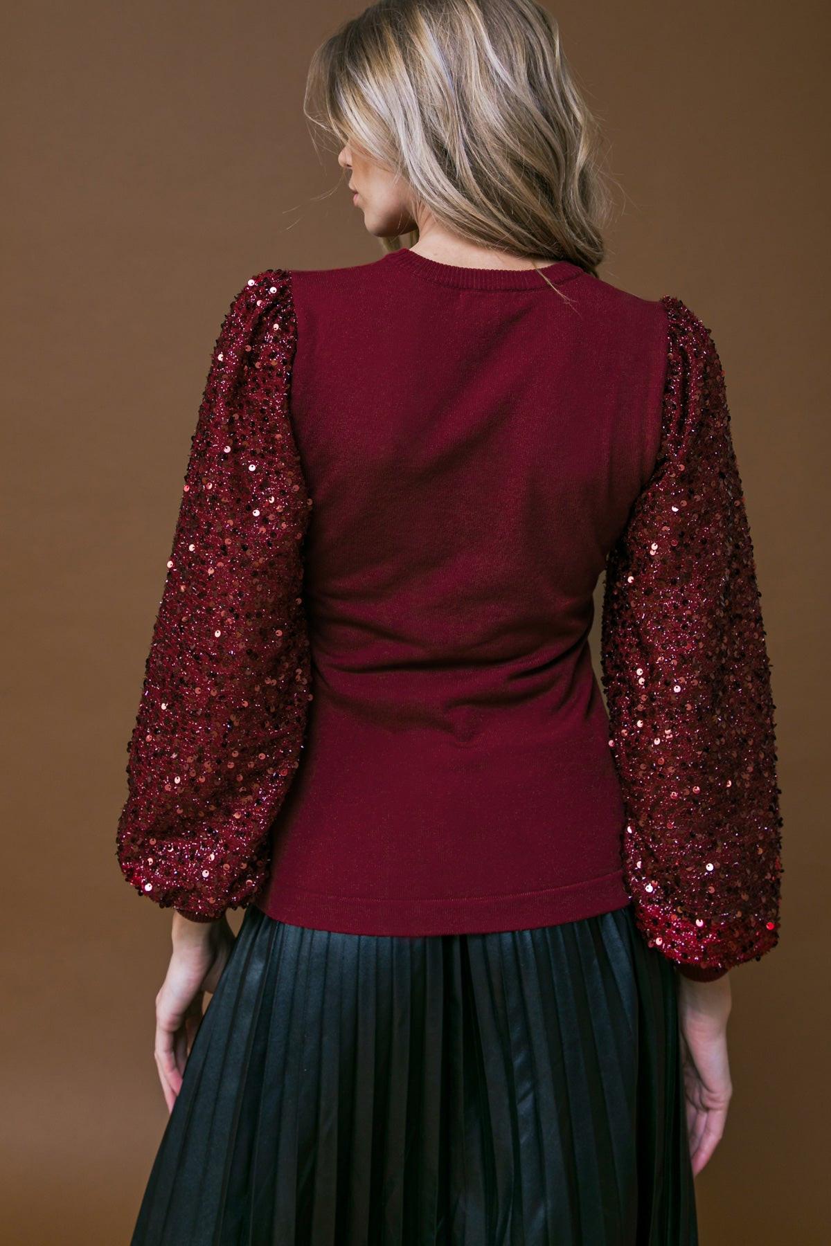FEELING THE FUN SWEATER TOP