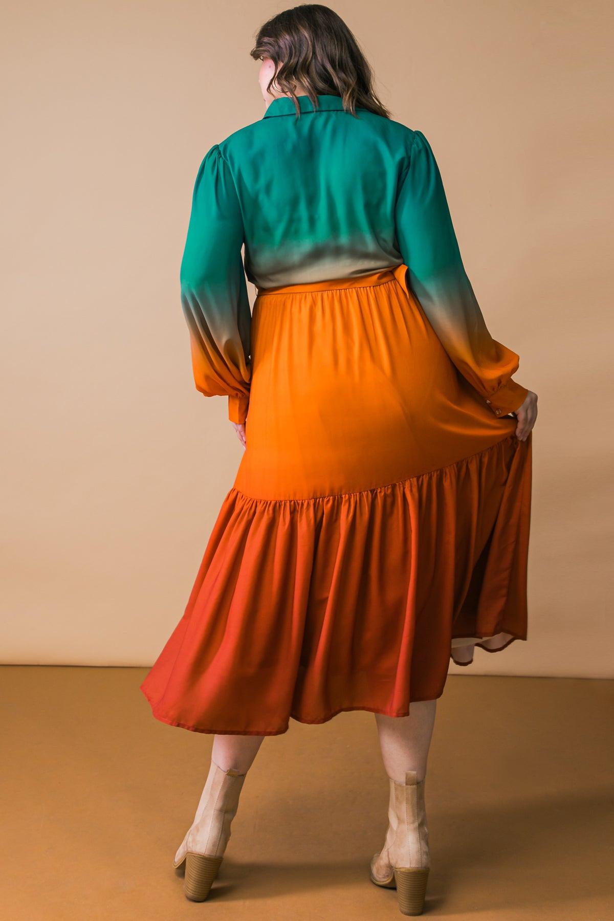 VESTIDO MIDI TEJIDO IMPACTANTE