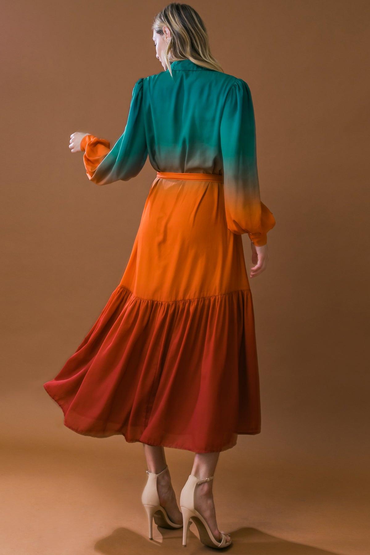 VESTIDO MIDI TEJIDO IMPACTANTE