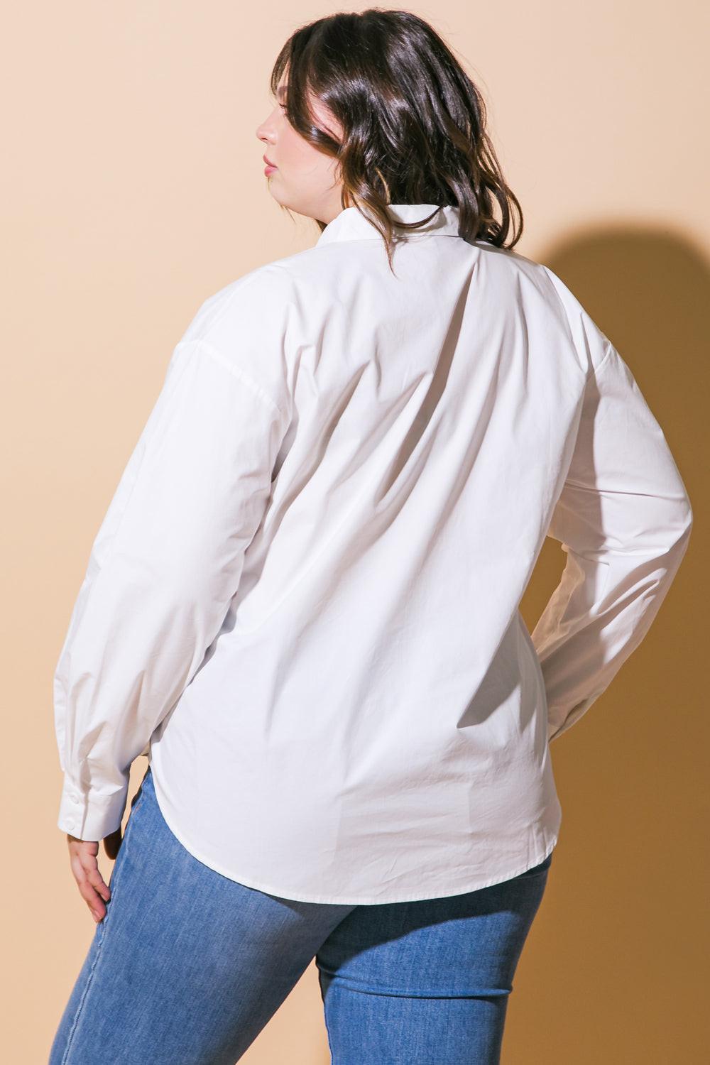 CAMISA DE POPELÍN HIT OR MISS