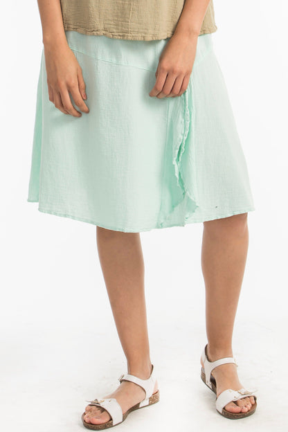 New Hannah - Lovely Knee Length Skirt 100% Cotton Gauze