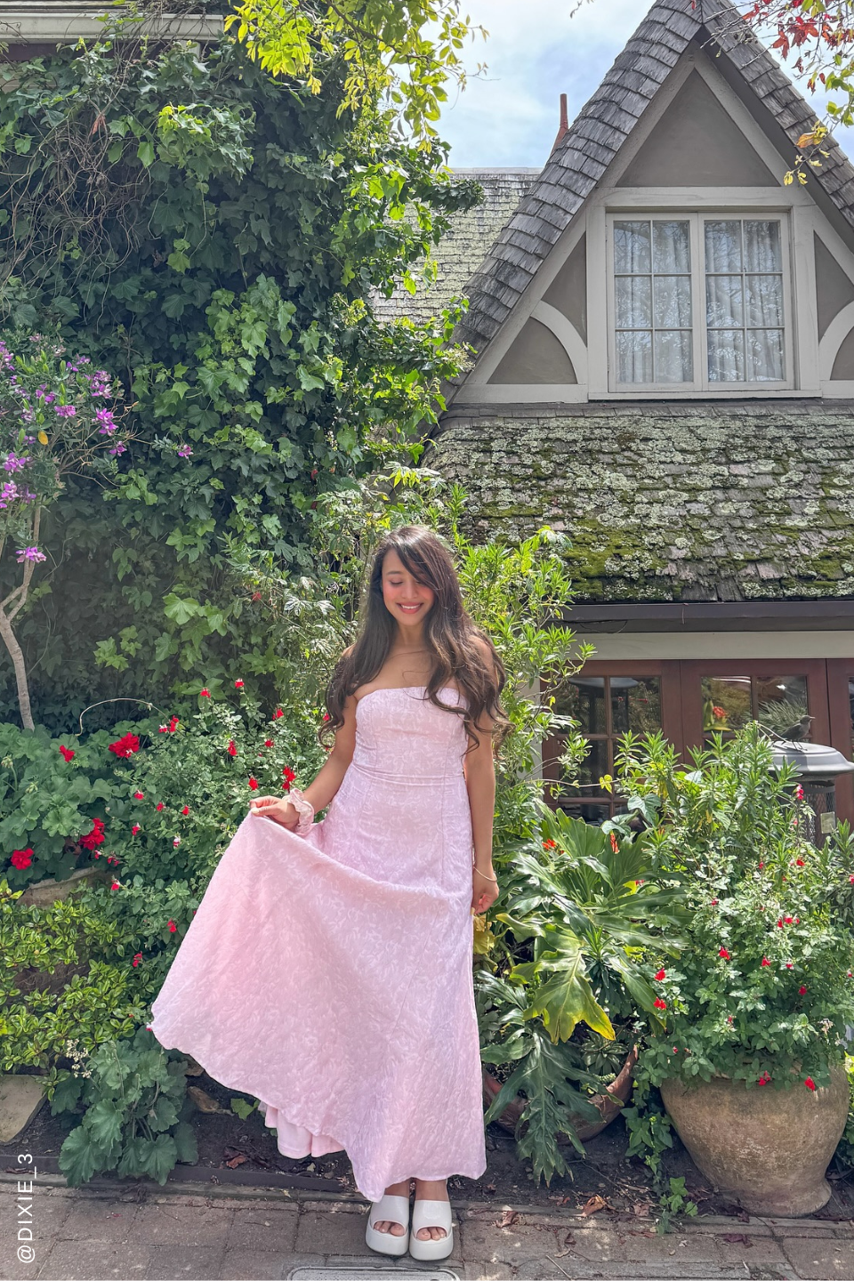 VESTIDO MIDI TEJIDO ROSA ROLL WITH IT