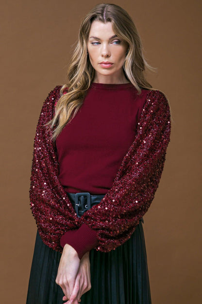FEELING THE FUN SWEATER TOP