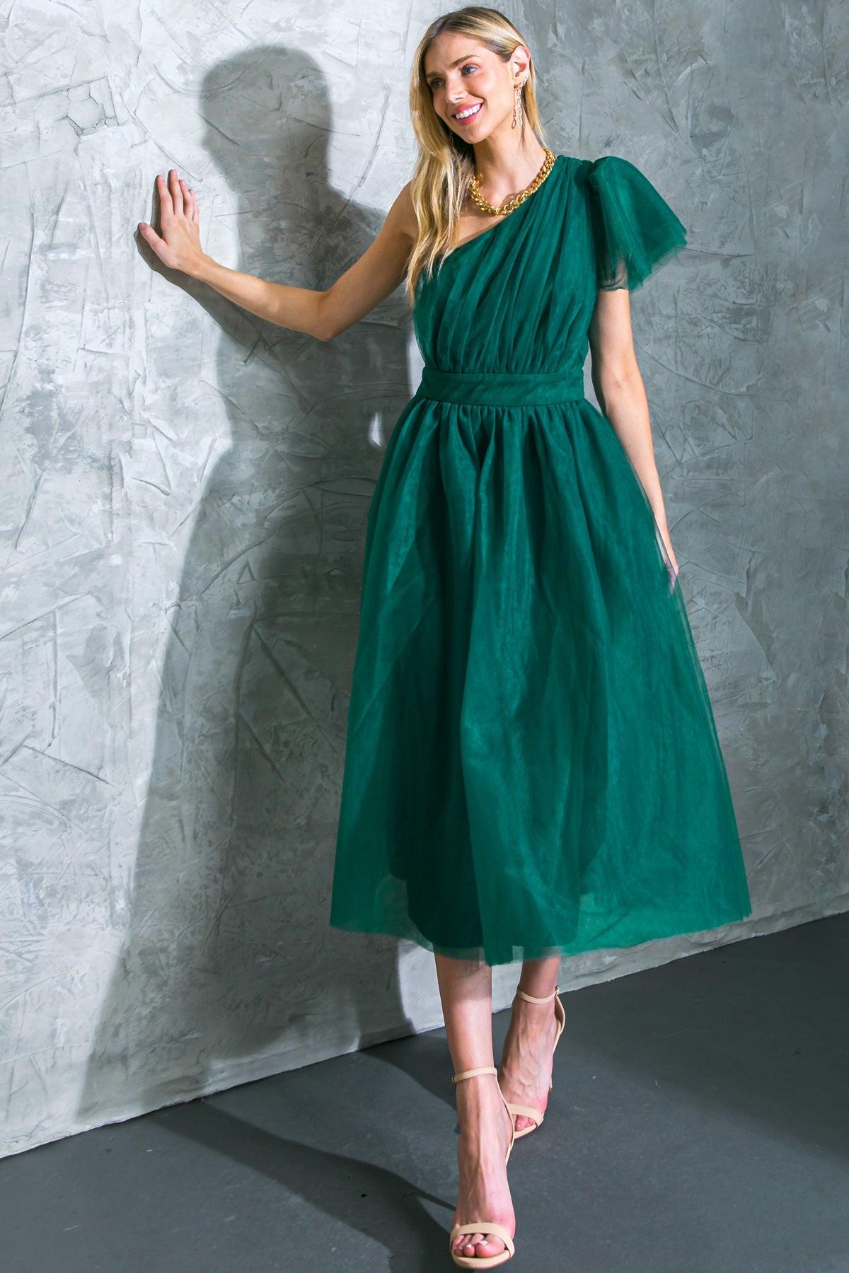 VESTIDO MIDI DE TUL CON ENCANTO VIVO