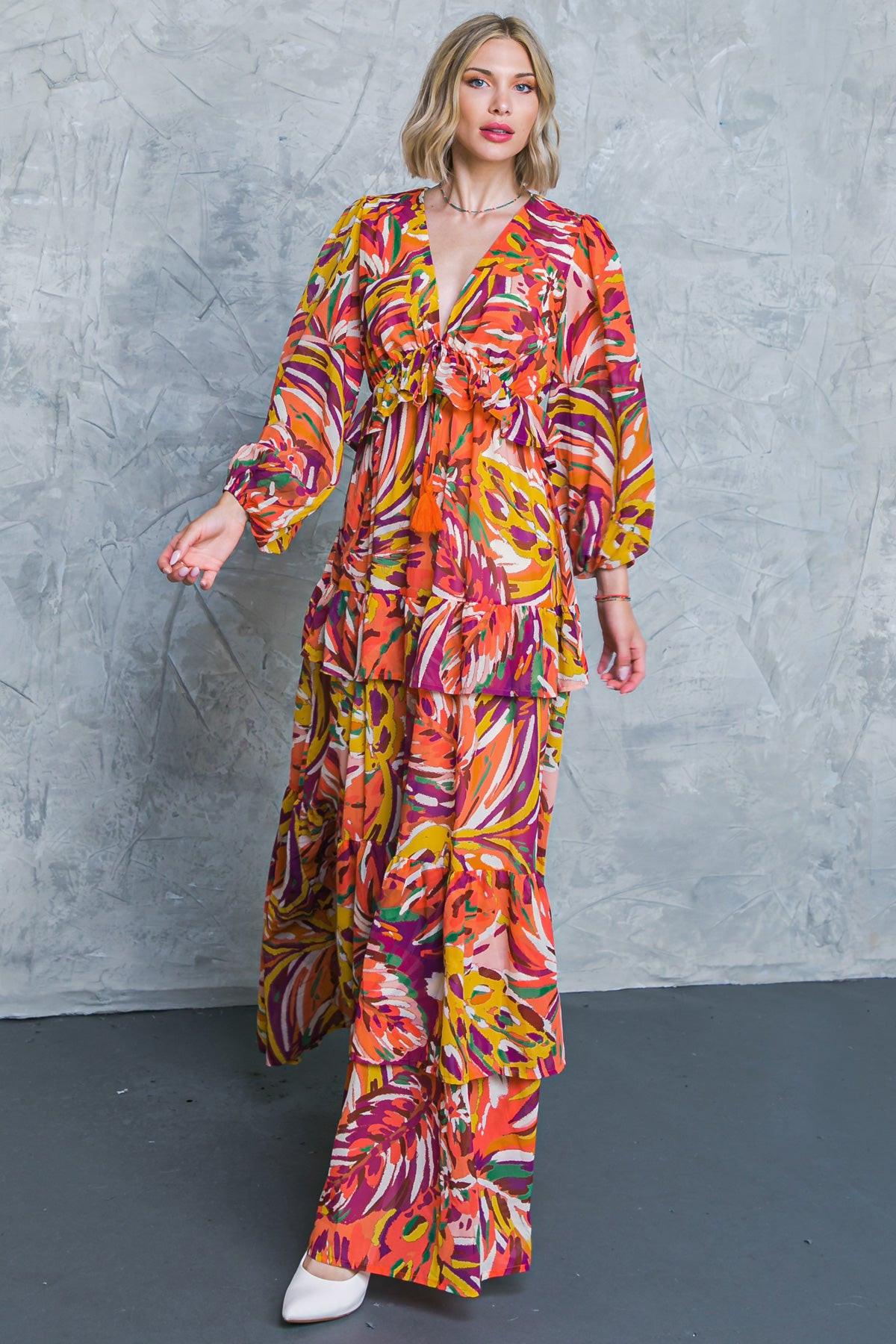 MARAVILLOSO VESTIDO MAXI TEJIDO SOUL