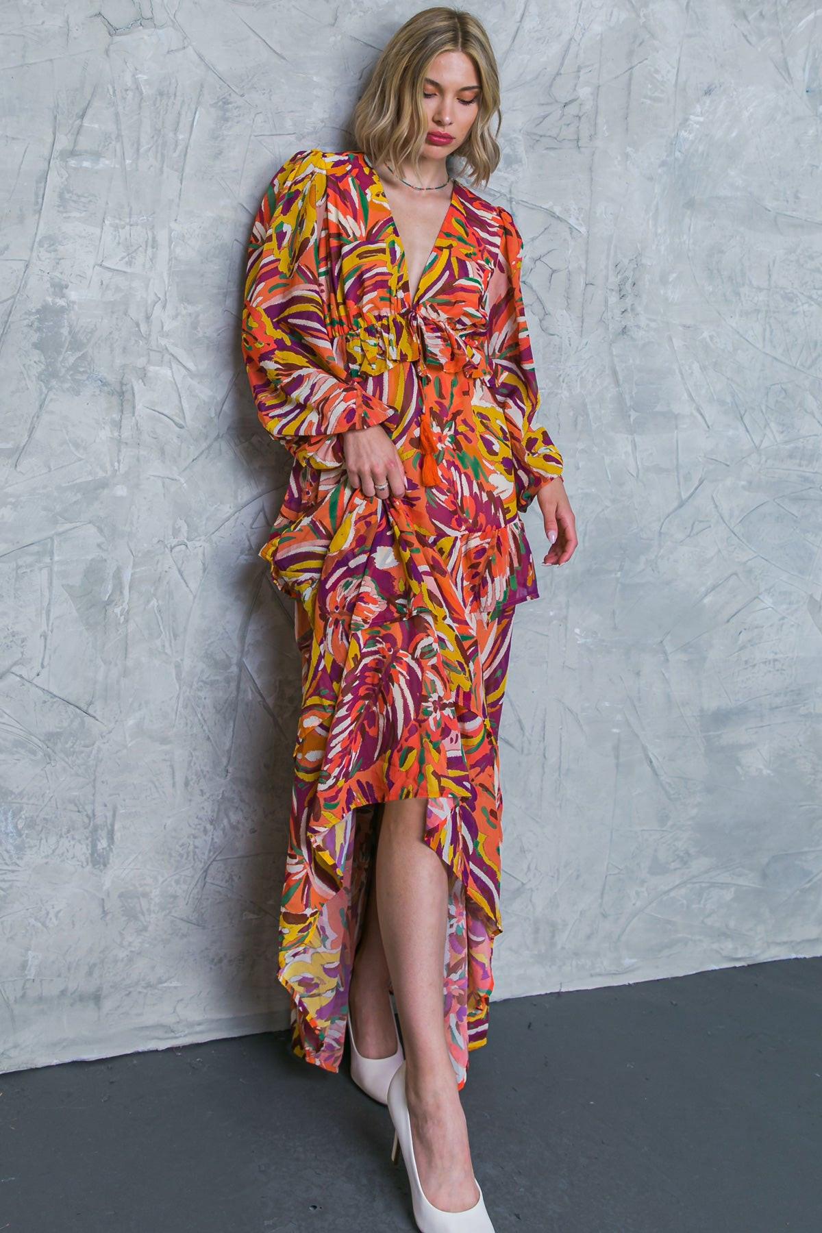 MARAVILLOSO VESTIDO MAXI TEJIDO SOUL