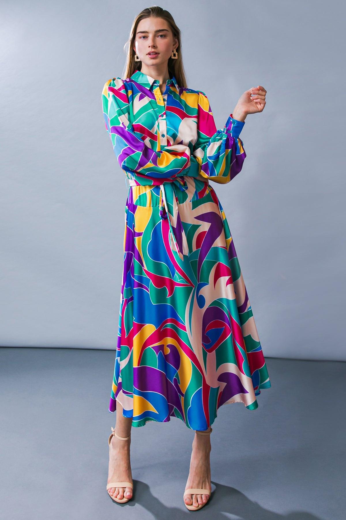VESTIDO MIDI TEJIDO ENFOCADO EN PRIORIDADES