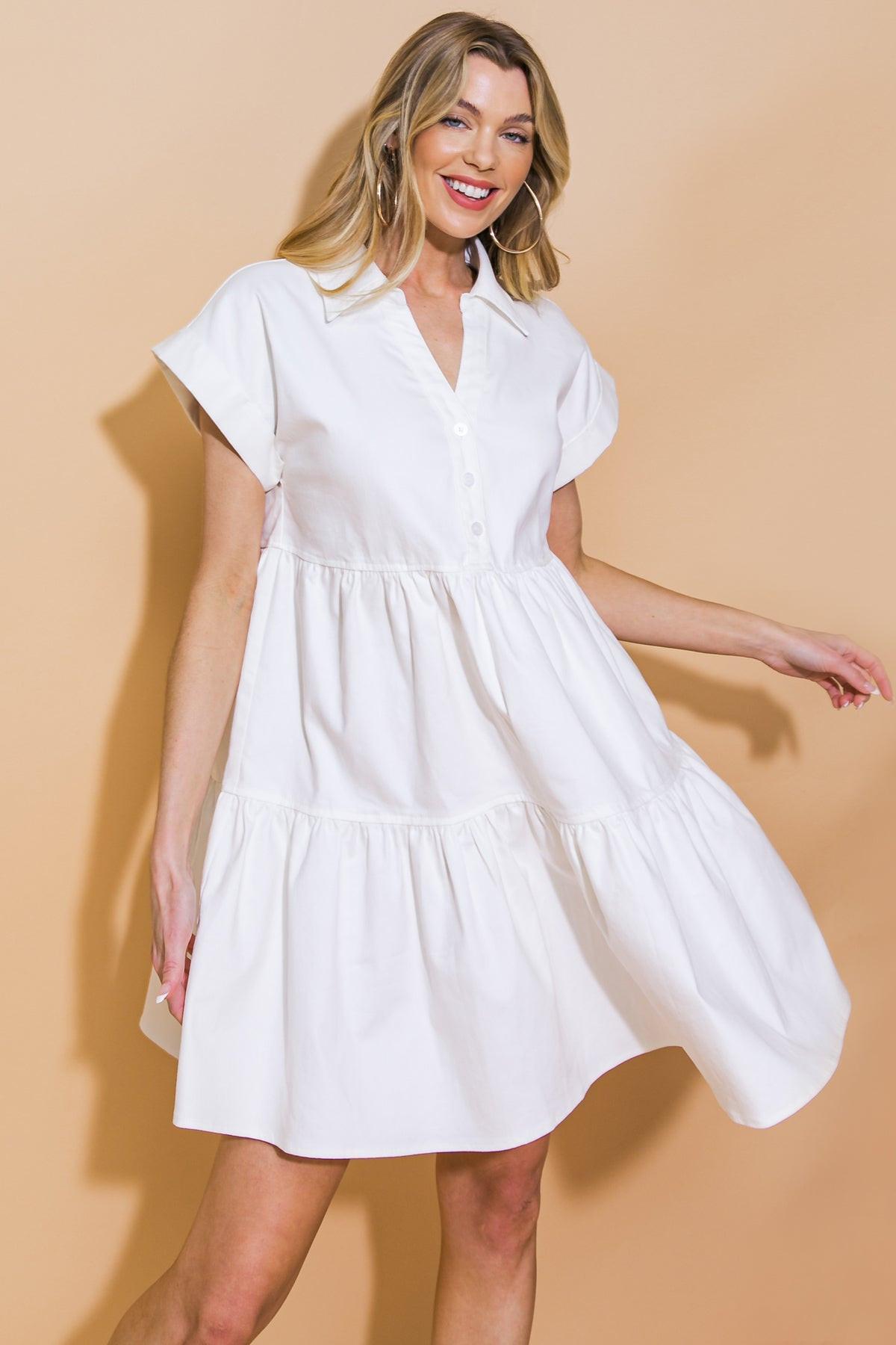 MINIVESTIDO DE SEDA SARGA BELLEZA ATEMPORAL