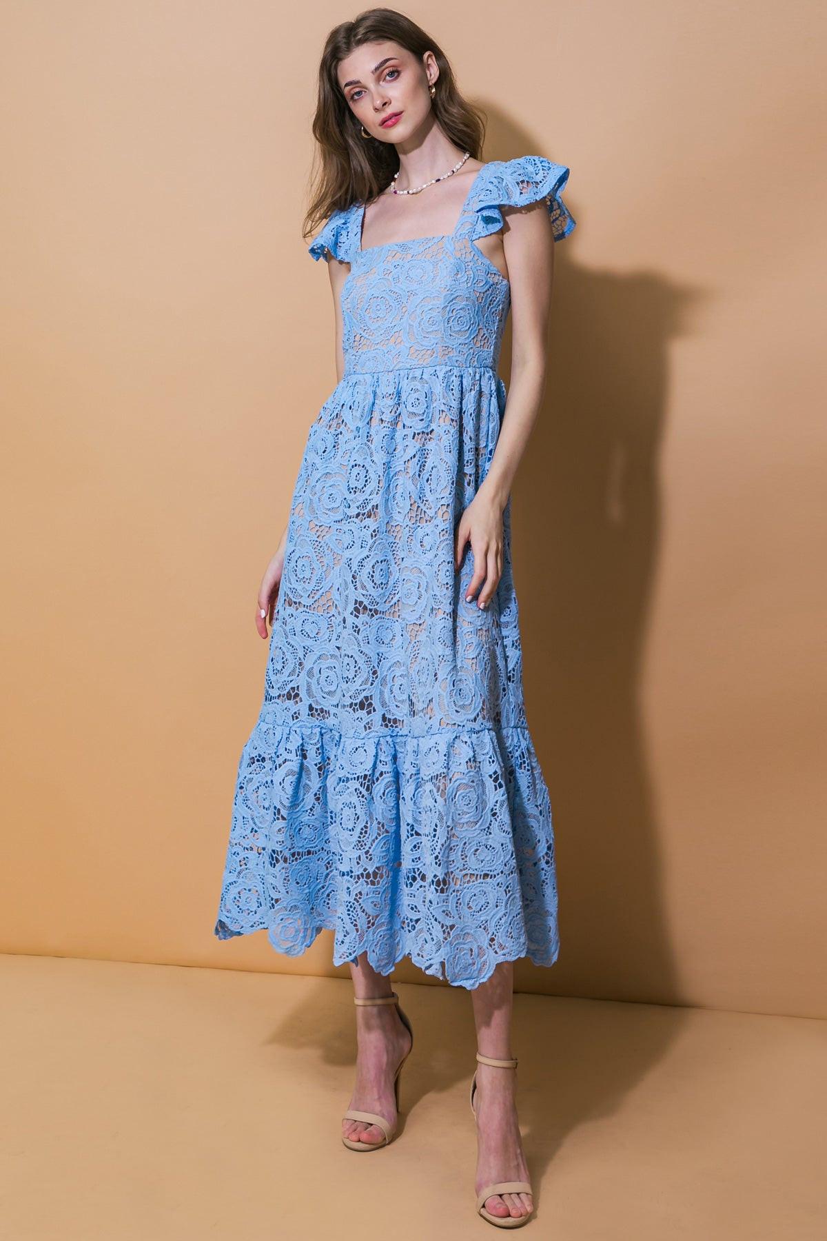 VESTIDO MIDI DE ENCAJE TODAVÍA EN CONSIDERACIÓN