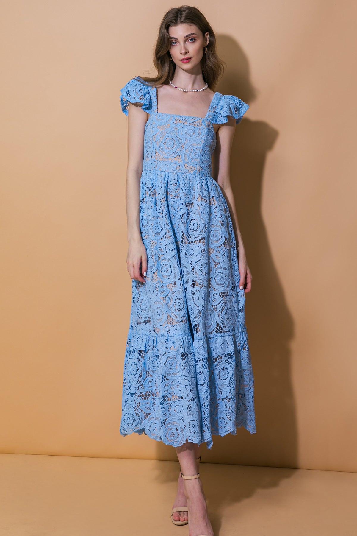 VESTIDO MIDI DE ENCAJE TODAVÍA EN CONSIDERACIÓN