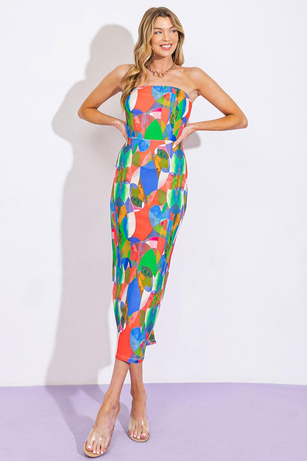 VESTIDO TUBULAR PONTI DE DIVA BAILARINA