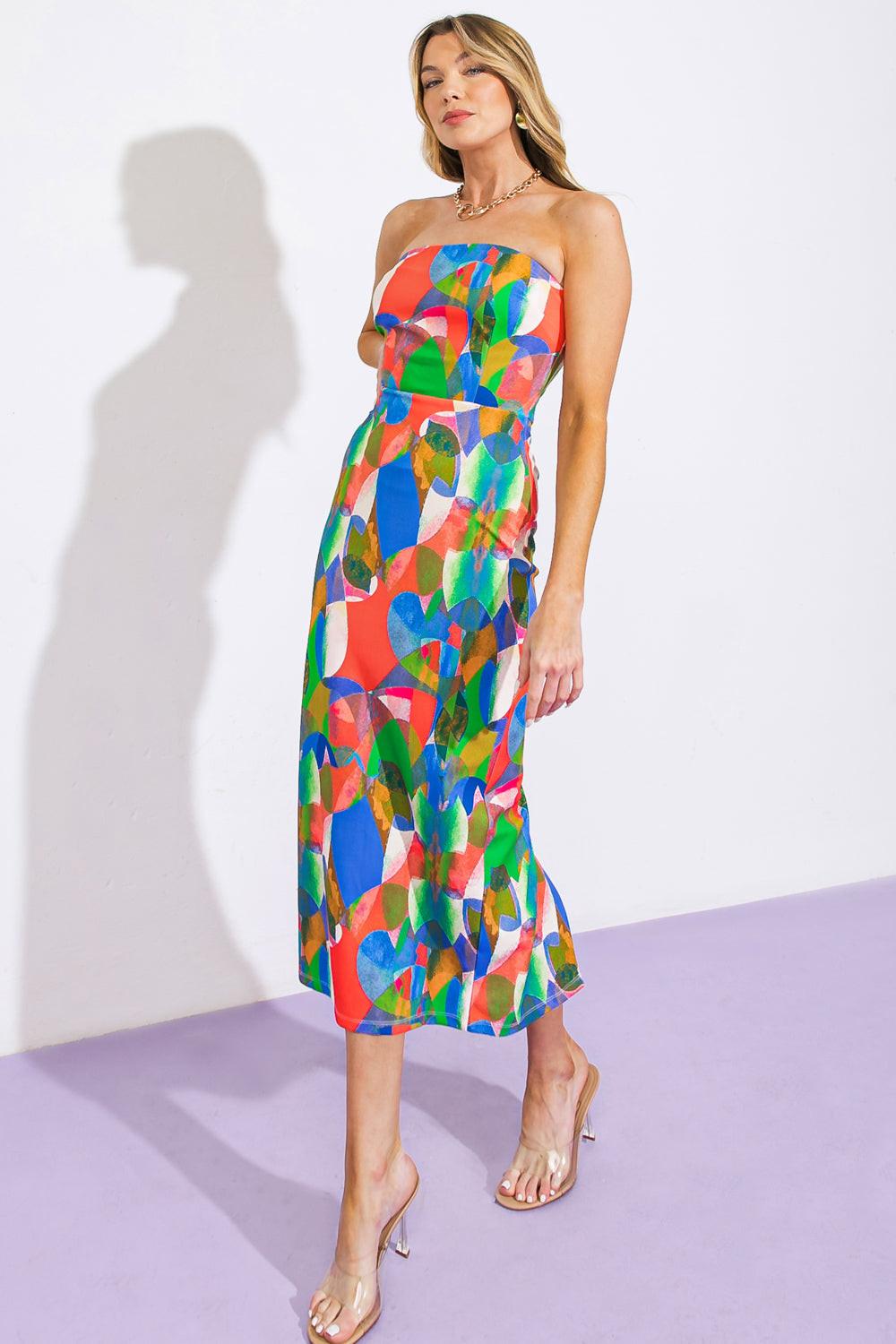 VESTIDO TUBULAR PONTI DE DIVA BAILARINA