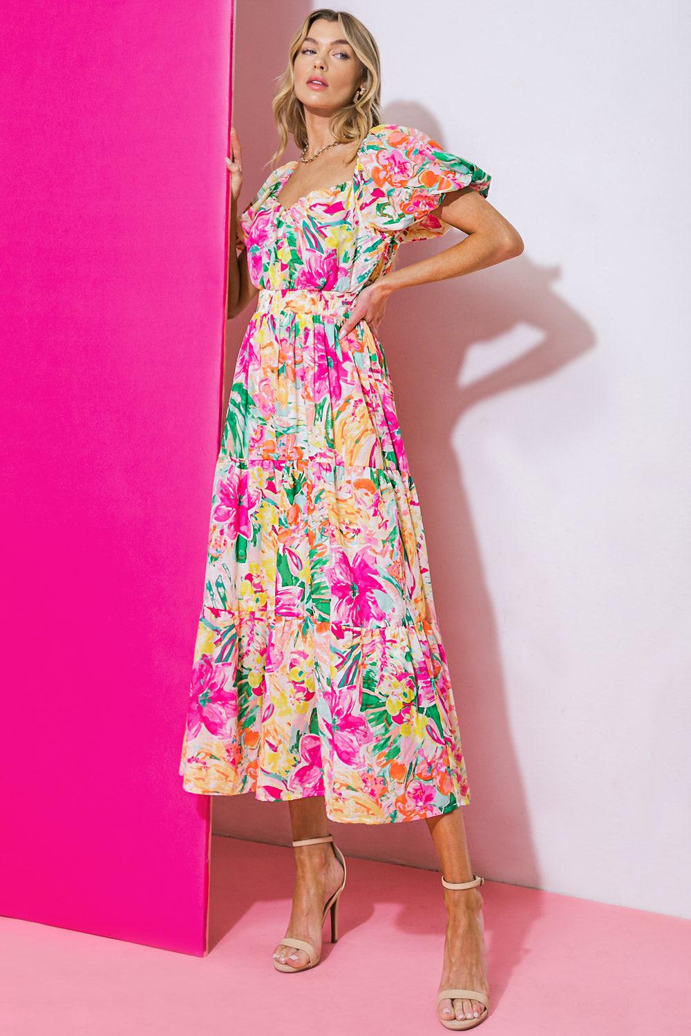 IT STARTS NOW VESTIDO MIDI TEJIDO