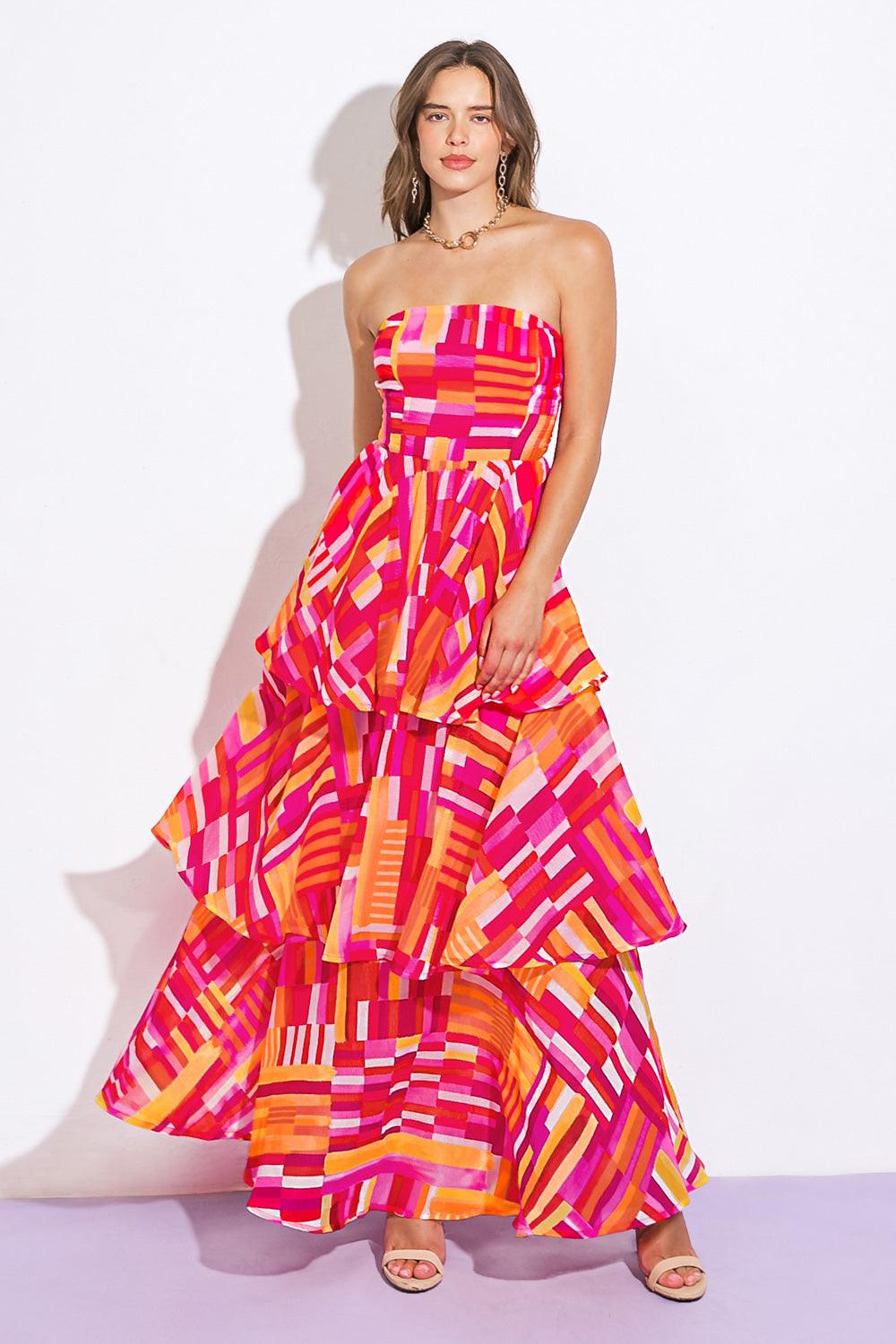 VESTIDO MAXI TEJIDO BREEZE DE NOCHE