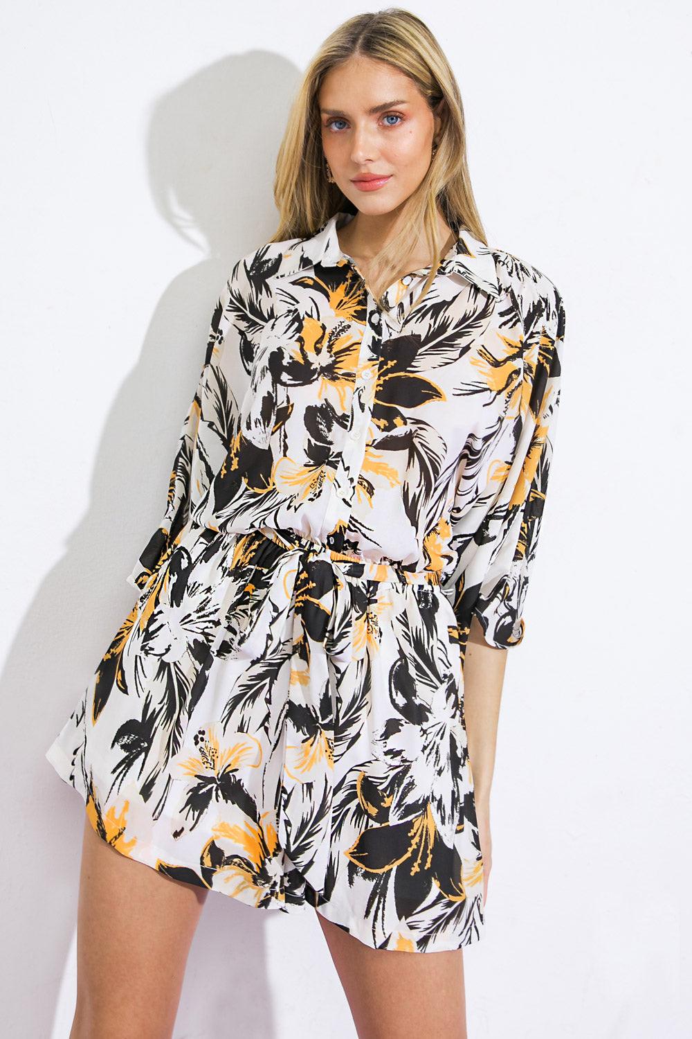 MANDARIN ROMPER TEJIDO