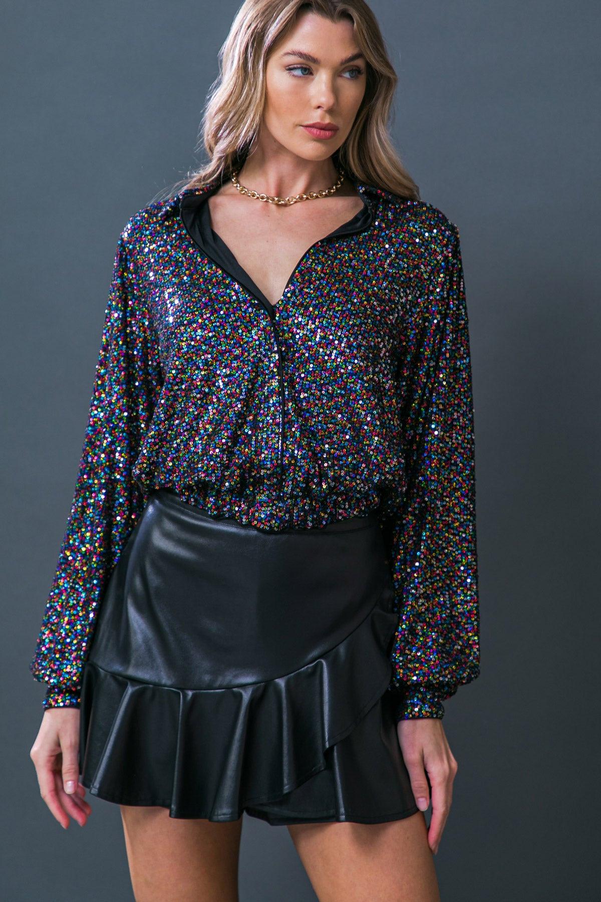TOP DE LENTEJUELAS FREEDOM CALLS