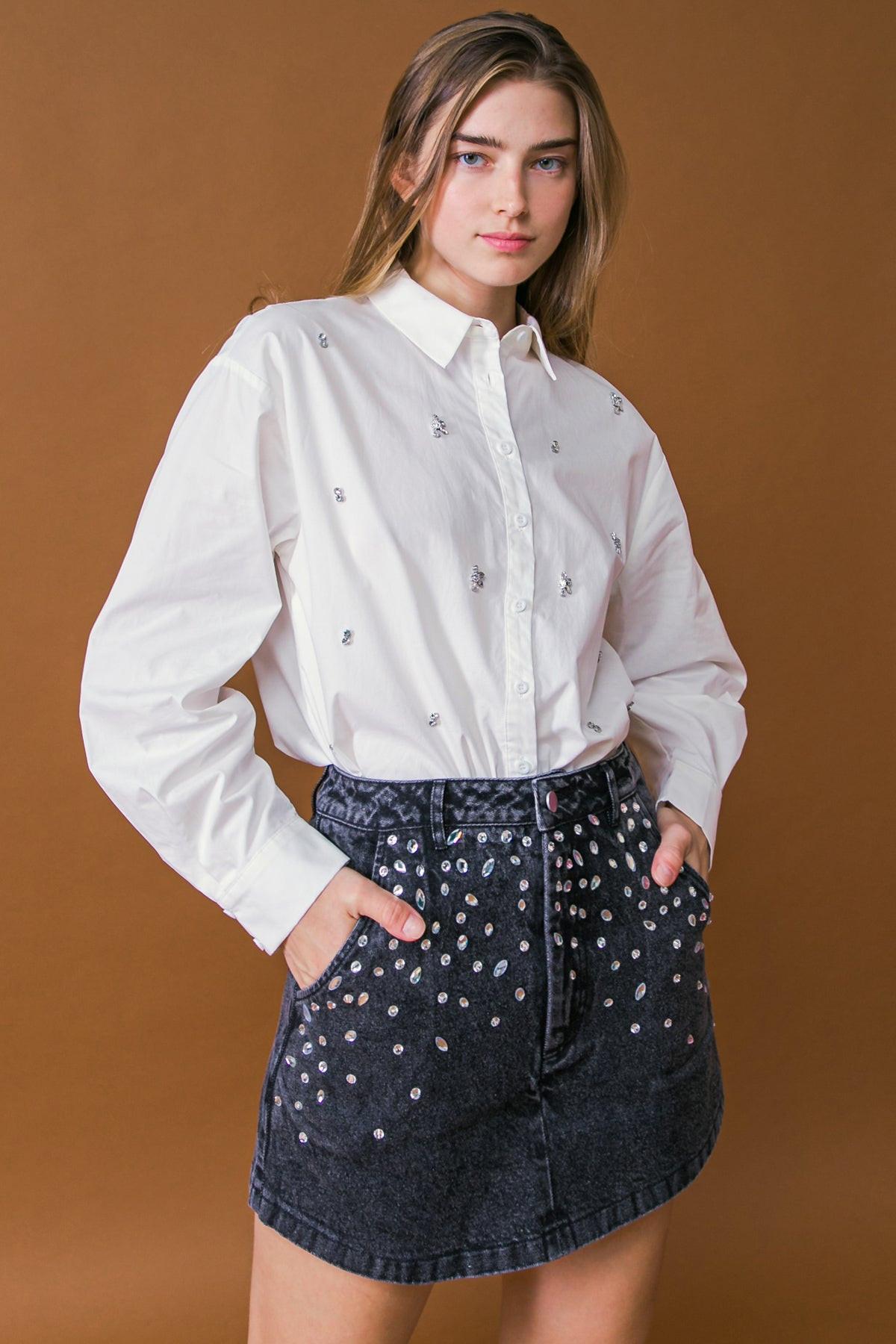 CAMISA DE POPELÍN HIT OR MISS