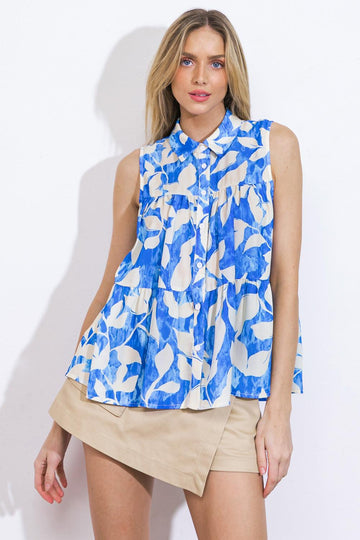 BLUE/IVORY