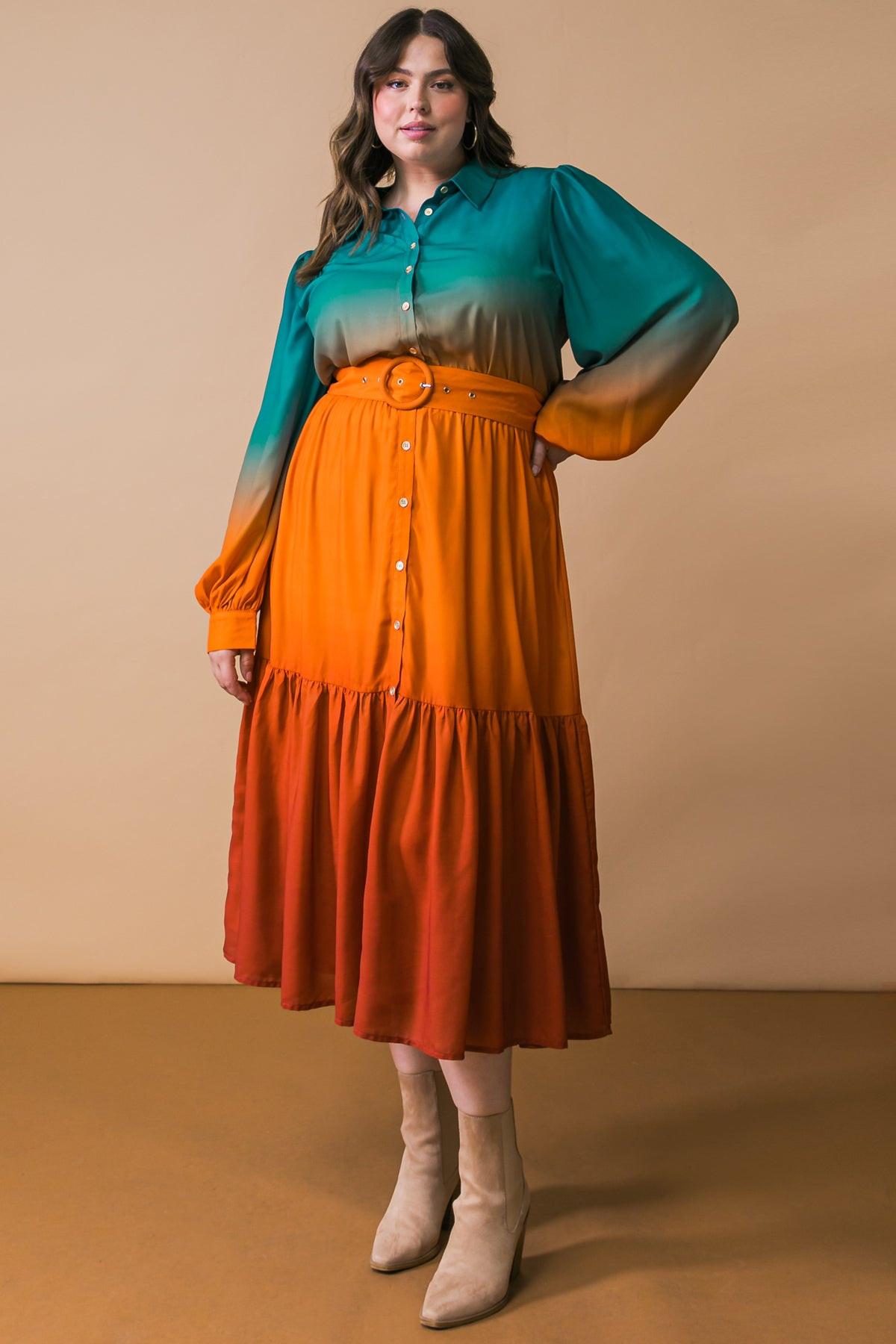 VESTIDO MIDI TEJIDO IMPACTANTE